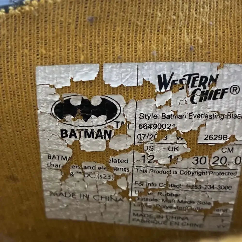 Western Chief Kids Batman Everlasting Rain Boots